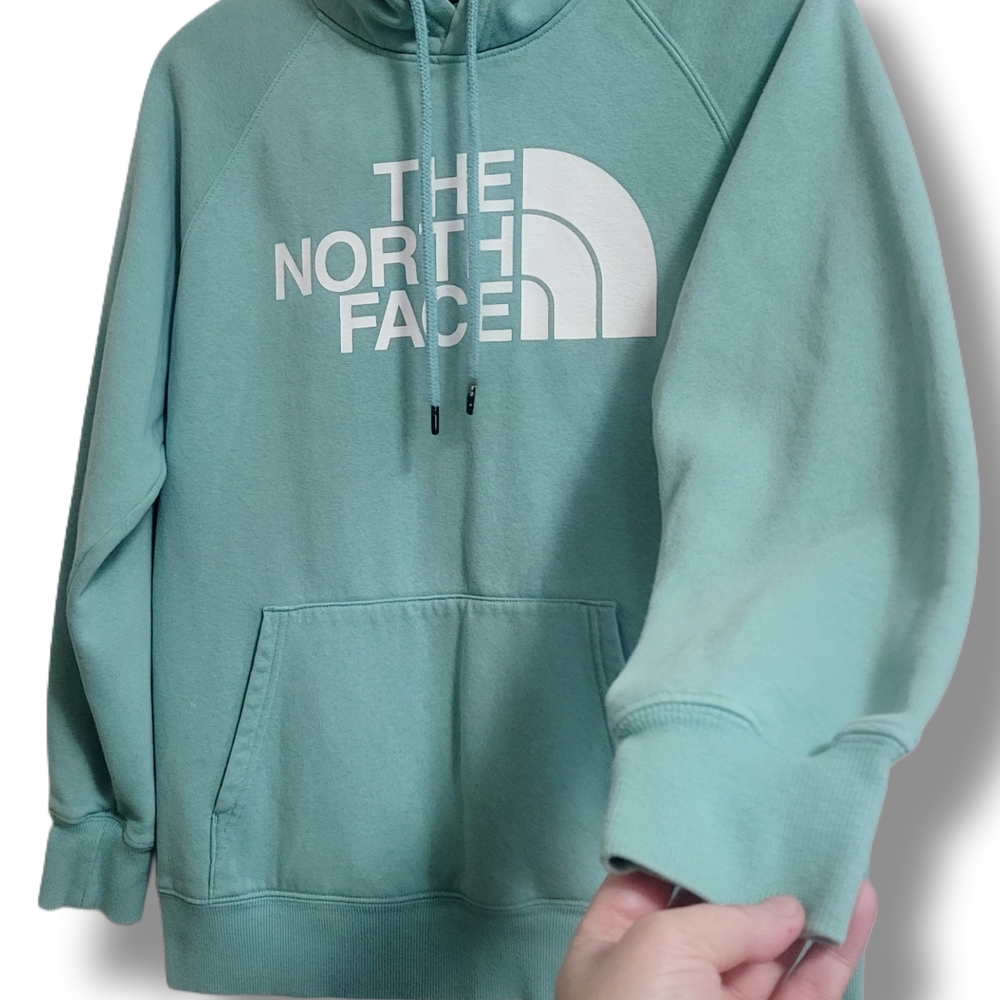 🌿The North Face Women's Medium/Large Pullover Hoodie - Light Turquoise - Picture 6 of 14